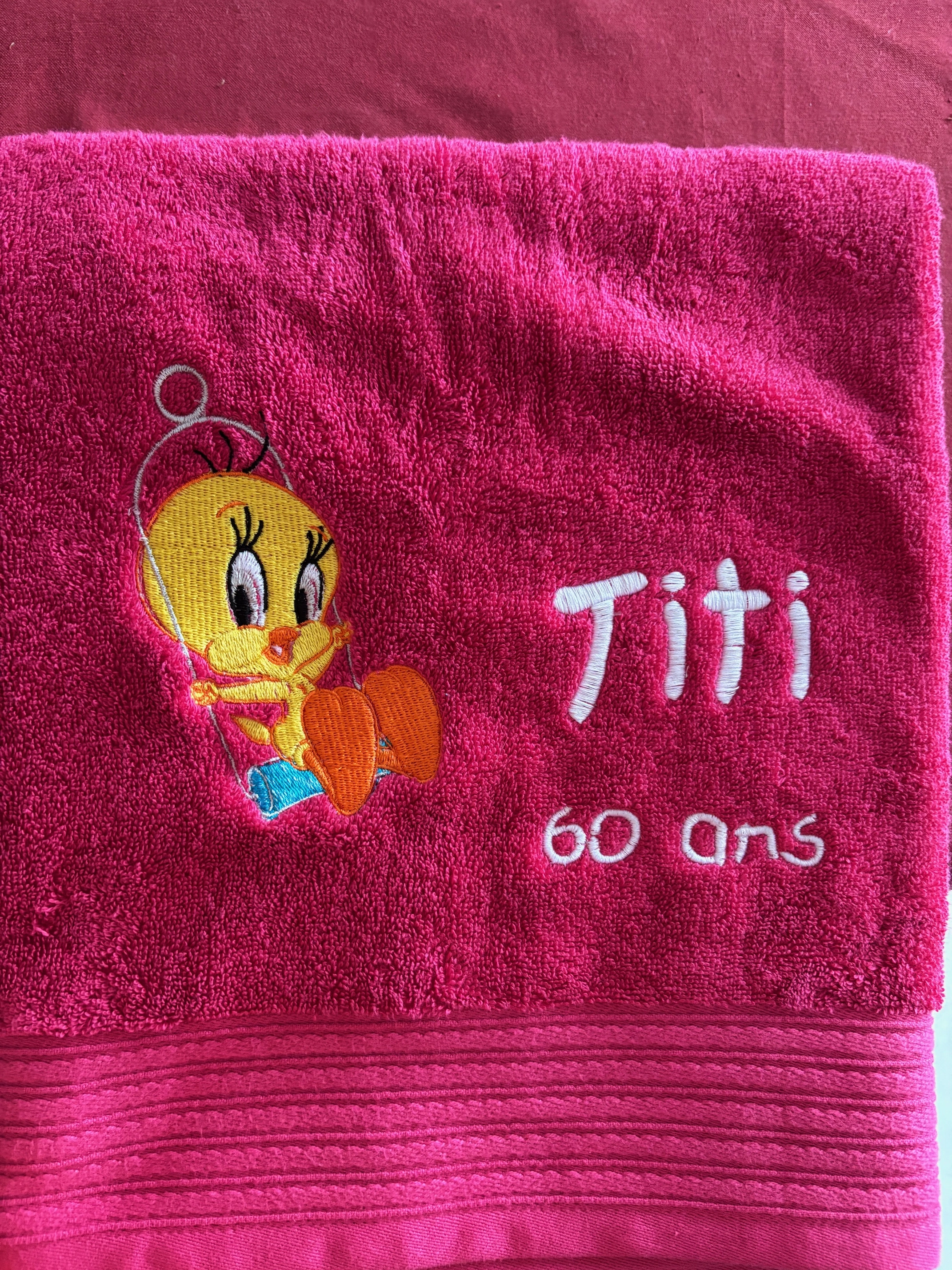 Broderie personnage cartoon